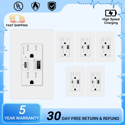 6pk 65w gan usb - 6pk,