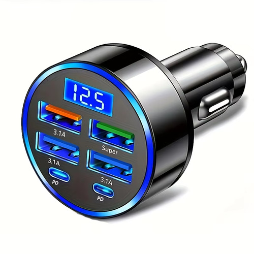 Caricabatteria auto usb c - da,
